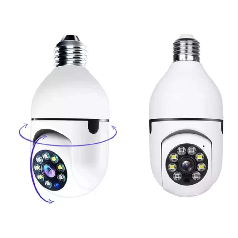 Câmera De Segurança Visão Noturna Lampada Facil Instalação