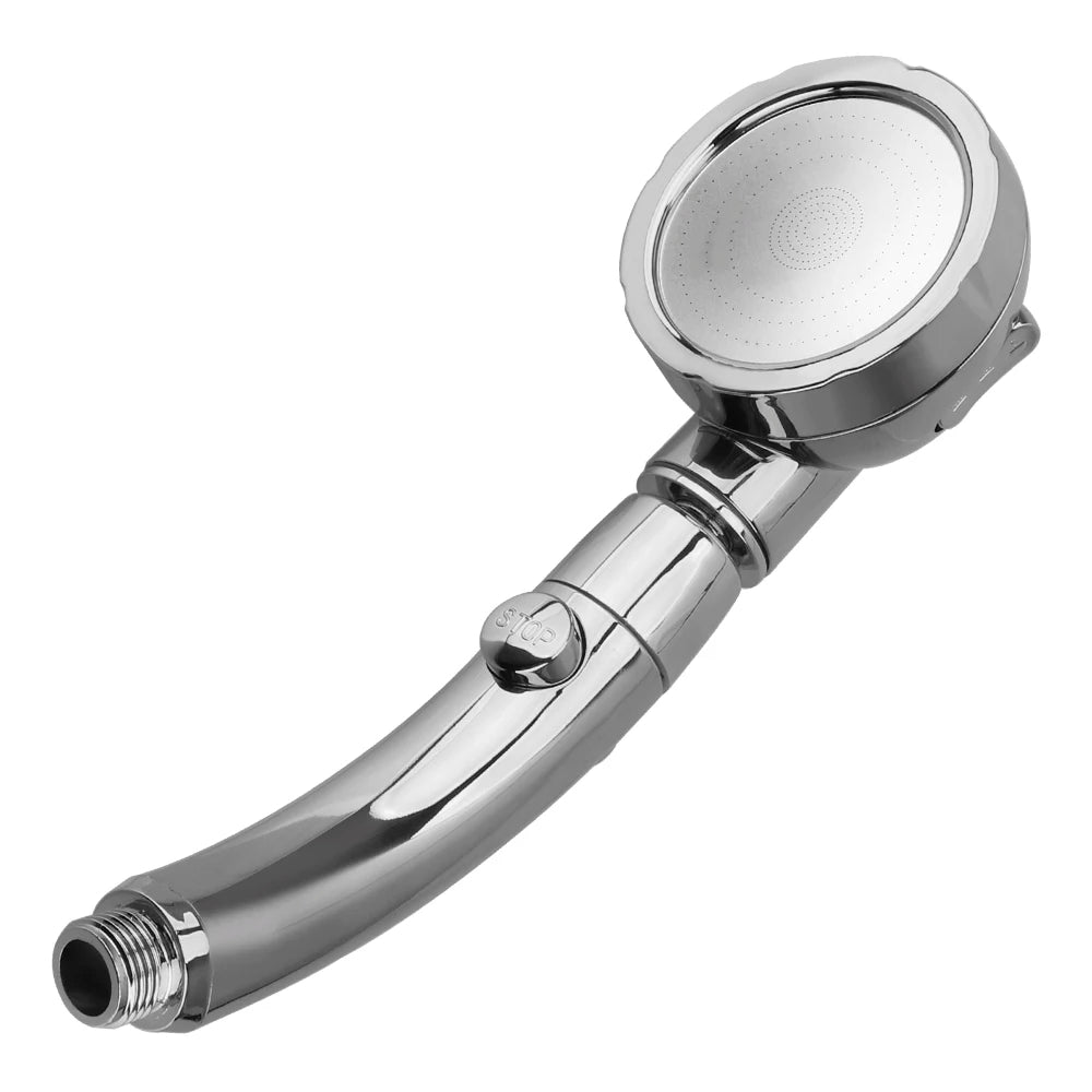 3 Spray Setting with ON/OFF Pause Switch 360 Degrees Rotating Handheld Shower Head Adjustable Water Saving Shower Head