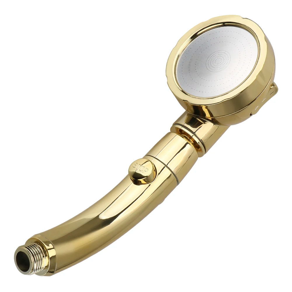 3 Spray Setting with ON/OFF Pause Switch 360 Degrees Rotating Handheld Shower Head Adjustable Water Saving Shower Head
