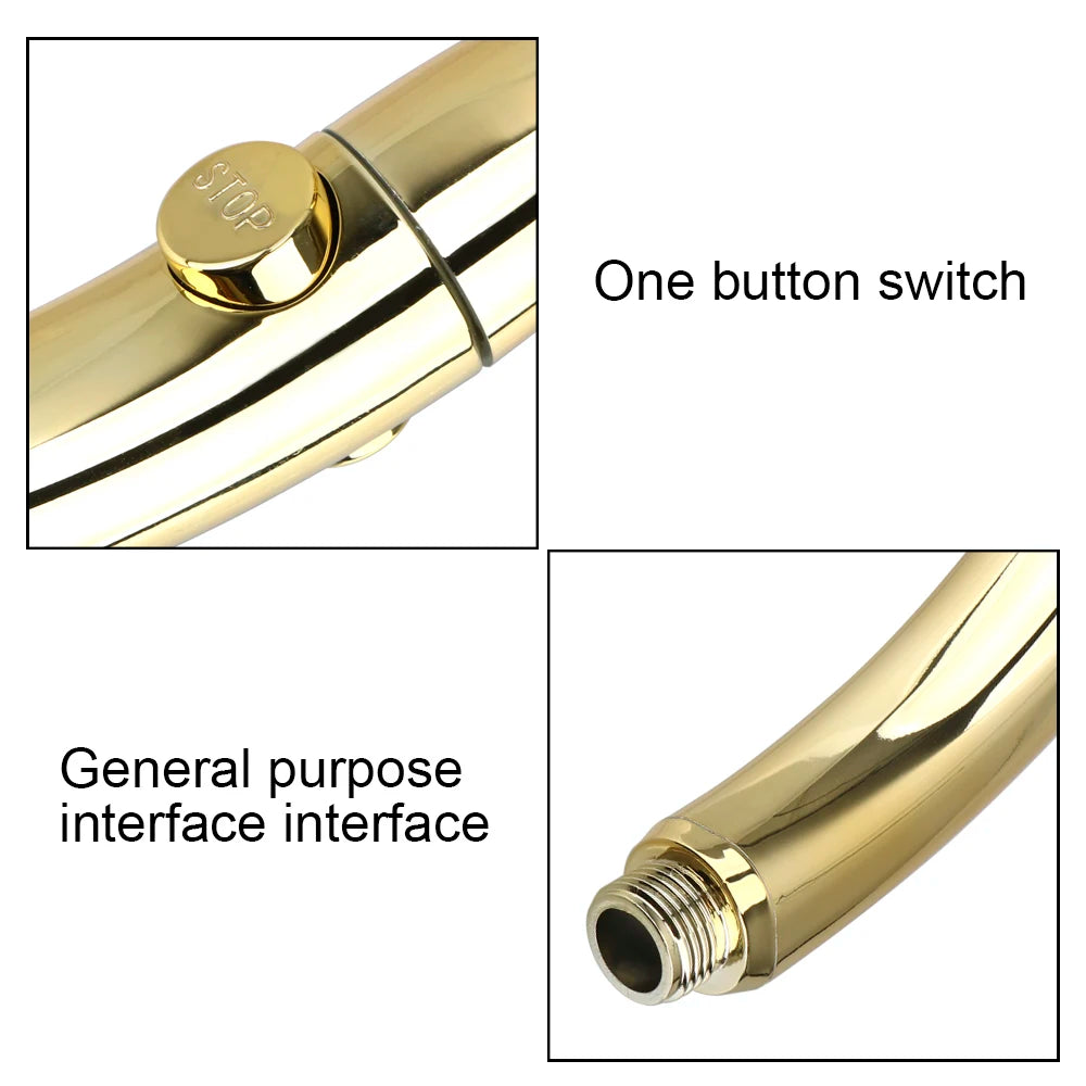 3 Spray Setting with ON/OFF Pause Switch 360 Degrees Rotating Handheld Shower Head Adjustable Water Saving Shower Head