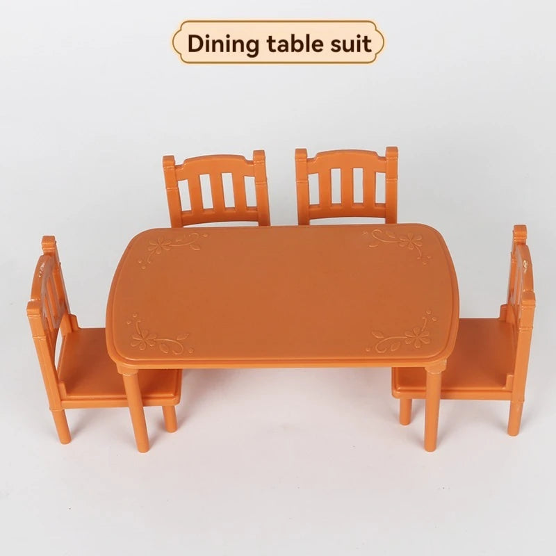 Children's simulated play house mini toy model ornaments