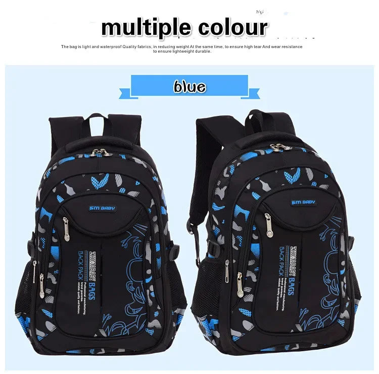 Kids backpack children School Bags For Boys orthopedic school Backpack Waterproof Primary Schoolbag book bag mochila infantil