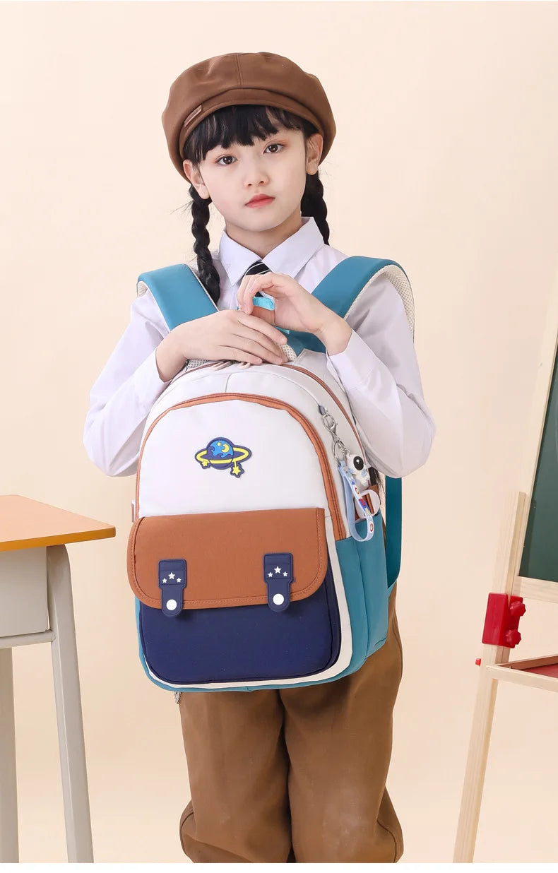 School Bags for Boys Children Backpacks Primary School Grade 1-2-3 Kids Satchels Waterproof Portability Bookbag Mochila Escolar