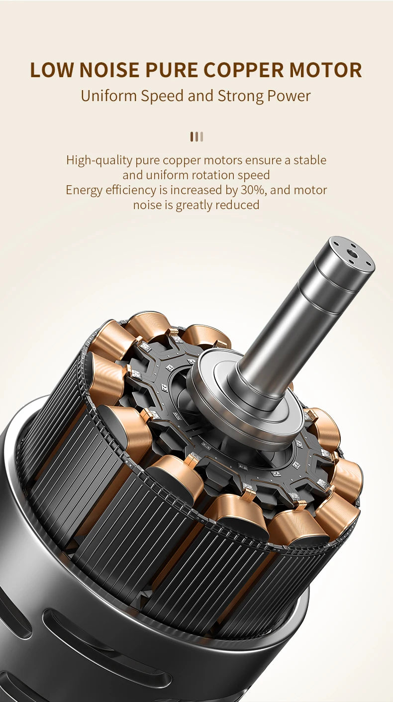 Electric coffee grinder, household small hand-cranked coffee bean grinder, portable fully automatic grinder, hand coffee grinder