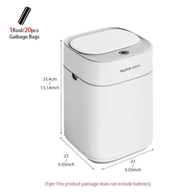 Smart Bathroom Electronic 15l Automatic Sensor  Without White Home basket for domestic toilets and bathrooms