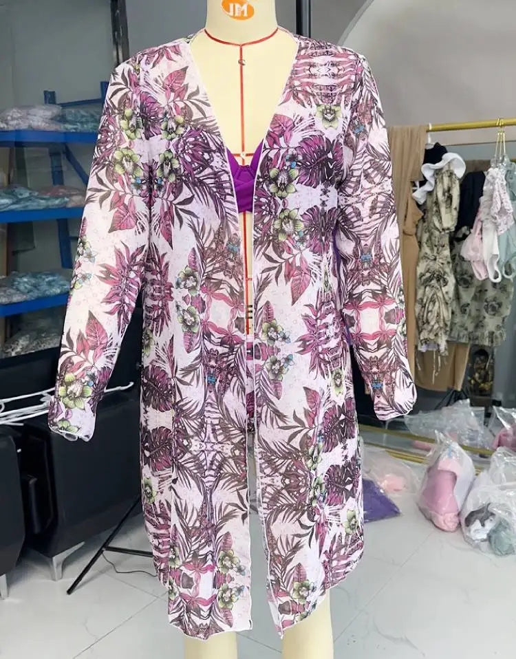 Cikini-Three-Piece Bikini Set for Women, Split Swimsuit, Swimwear, Summer Outfit, New, 2022