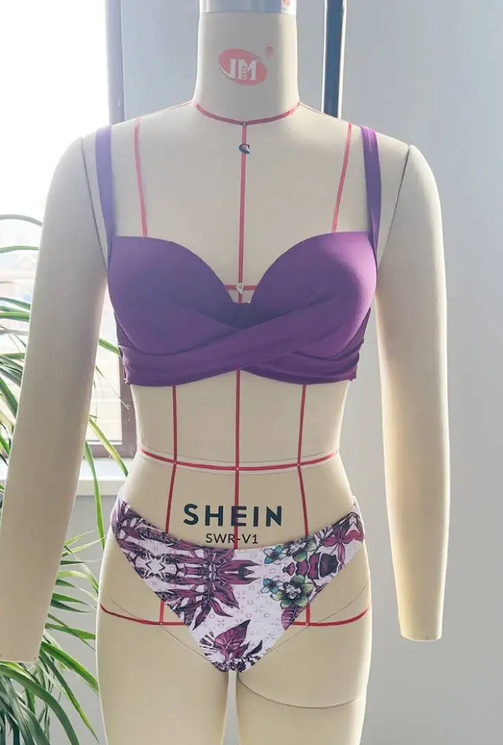 Cikini-Three-Piece Bikini Set for Women, Split Swimsuit, Swimwear, Summer Outfit, New, 2022