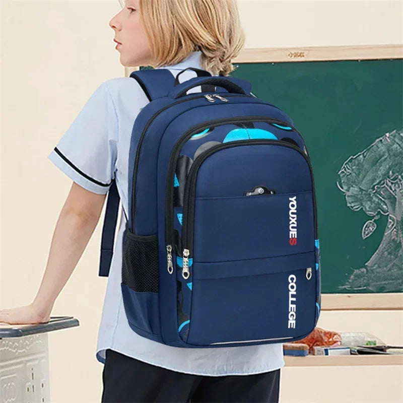 1PC New Children School Bags Kids Backpack in Primary Schoolbag for Teenager Boys Waterproof Backpacks Book Bag
