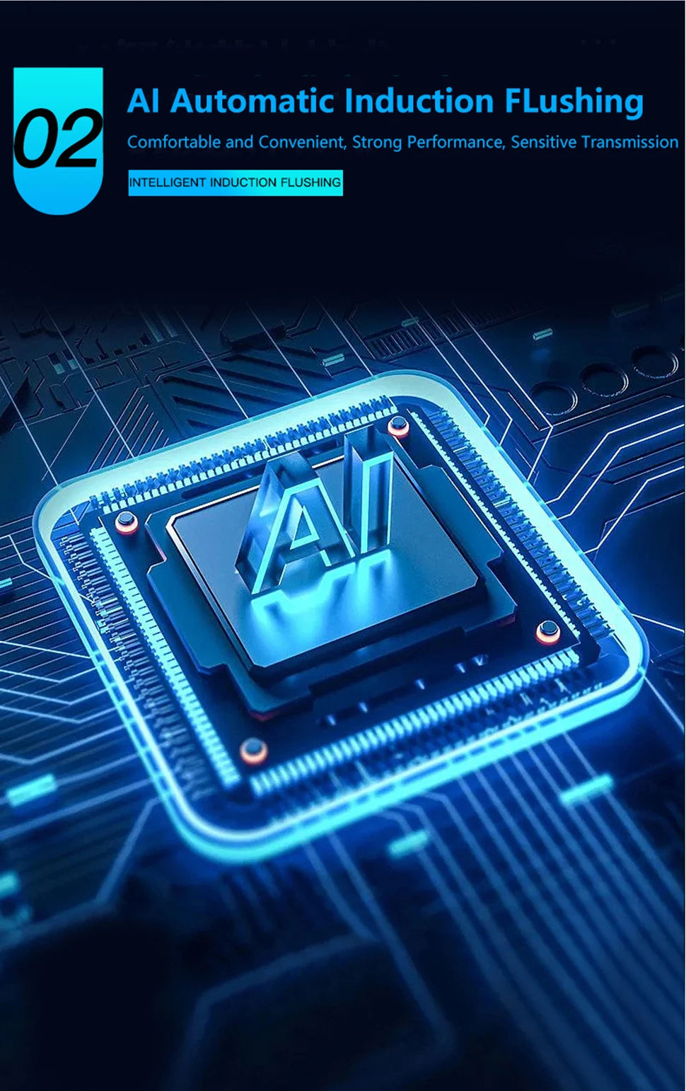 Bathroom Accessories Infrared Smart Wireless Flush Valve Household Defecation Sensor Flusher Toilet Automatic Flushing Sensor