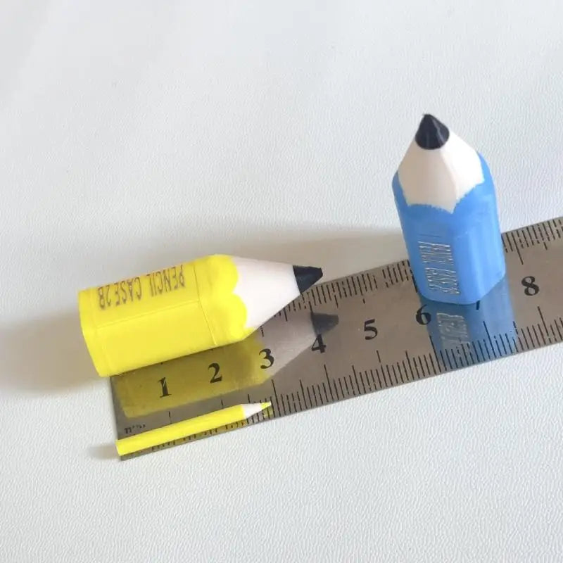 10/12Pcs Miniature School Supplies Toy Set for Kids Includes Colored Pens Mini Pencils Dollhouse School Accessory Props