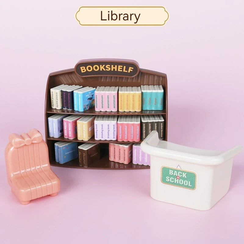 Children's simulated play house mini toy model ornaments