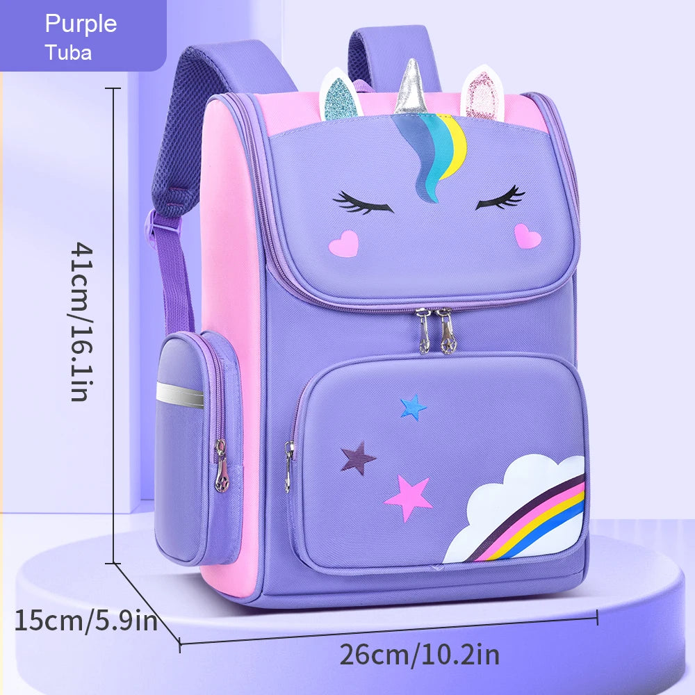 New elementary school students schoolbag shoulders backpack 6-12 years old one, two, three, four, five, six grades waterproof le