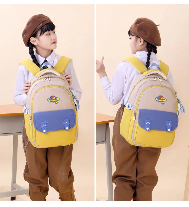 School Bags for Boys Children Backpacks Primary School Grade 1-2-3 Kids Satchels Waterproof Portability Bookbag Mochila Escolar