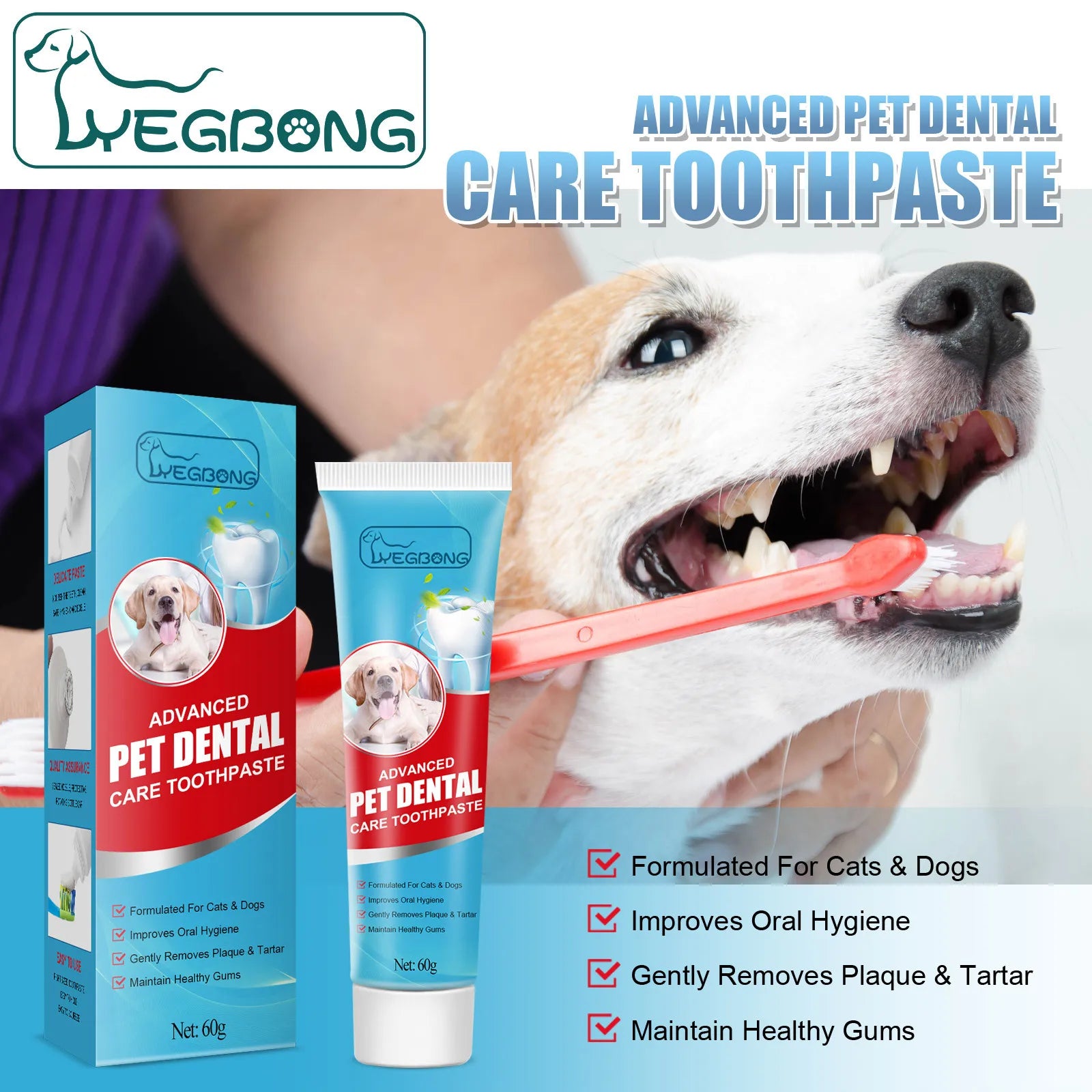 Pet Toothpaste Cats Dogs Cleaning Products Pet Oral Gum Care Cleaning Toothpaste Prevent Teeth Calculus Cats Edible Toothpaste