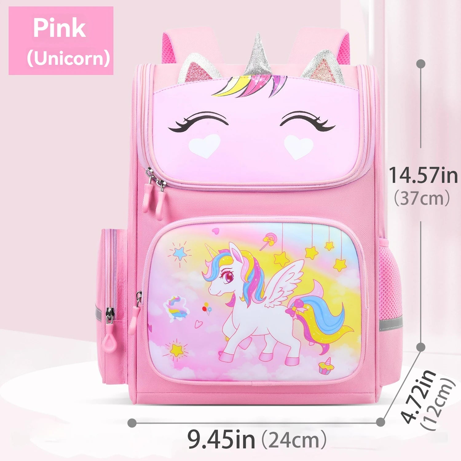 Children's elementary school students schoolbag girls 1, 2, 3, 4, 5, 6 grades 6-12 years old shoulders backpack cute waterproof