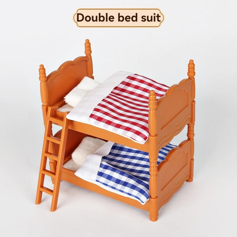 Children's simulated play house mini toy model ornaments