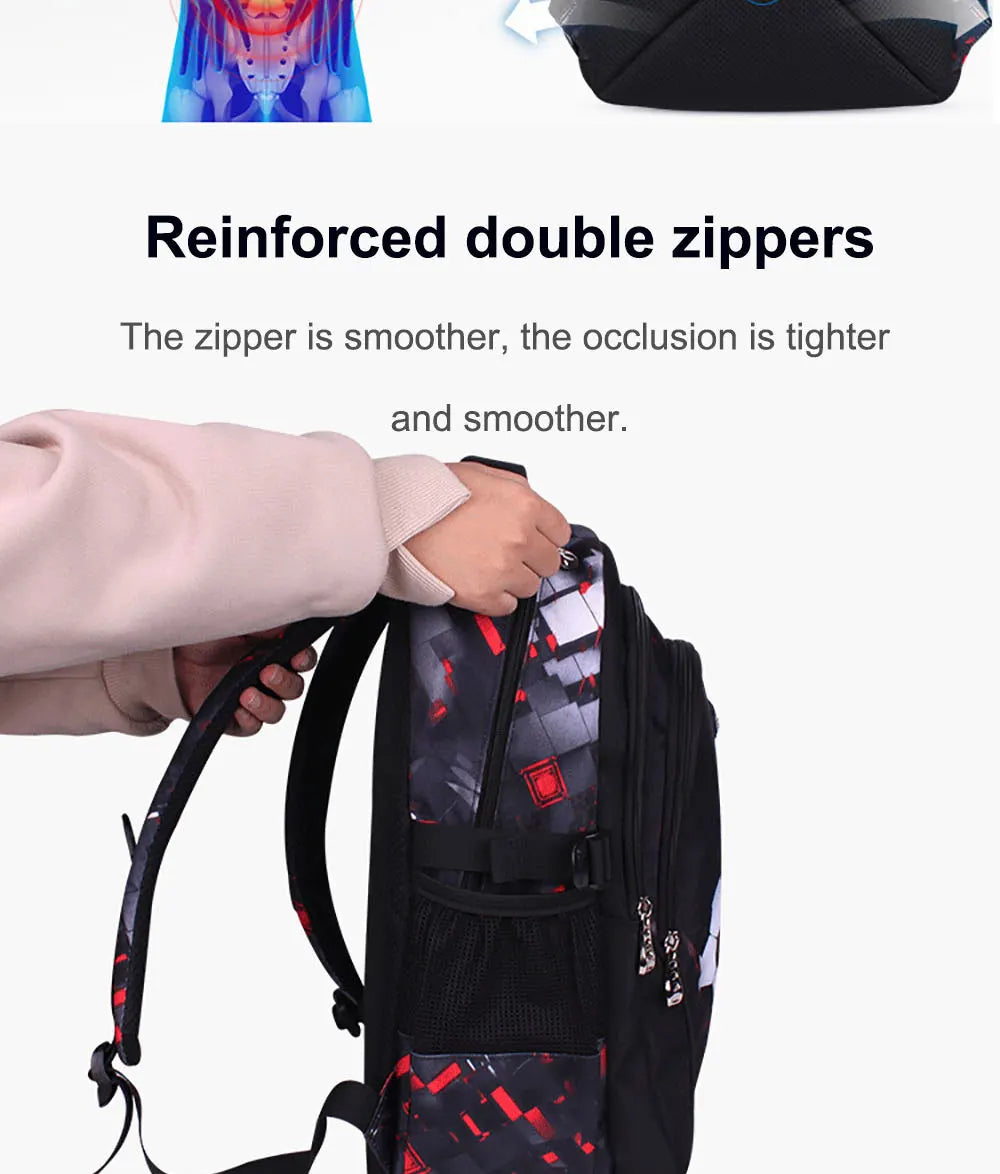 School backpack for children schoolbag cute anime backpack travel school bags for teenage boys mochila escolar infantil menino