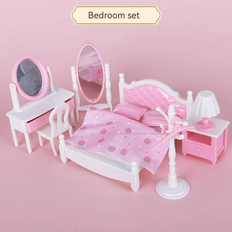 Children's simulated play house mini toy model ornaments