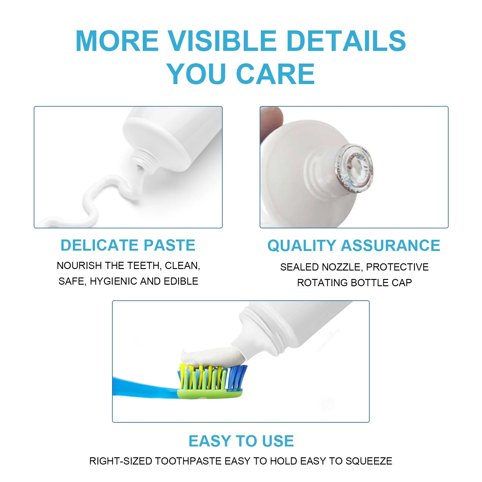 Enzymatic Pet Toothpaste for Dogs Cats Edible Tooth Paste with Freshens Breath Fights Plaque Tartar Pets Dental Care Kit 60g