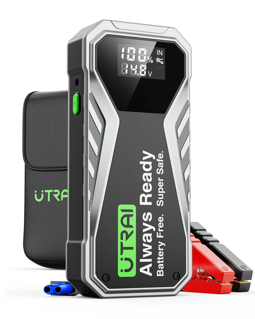 UTRAI Super Capacitor Car Jump Starter Super Safe Battery Less Quick Charge 1000A Portable For Emergency Booster Starting Device