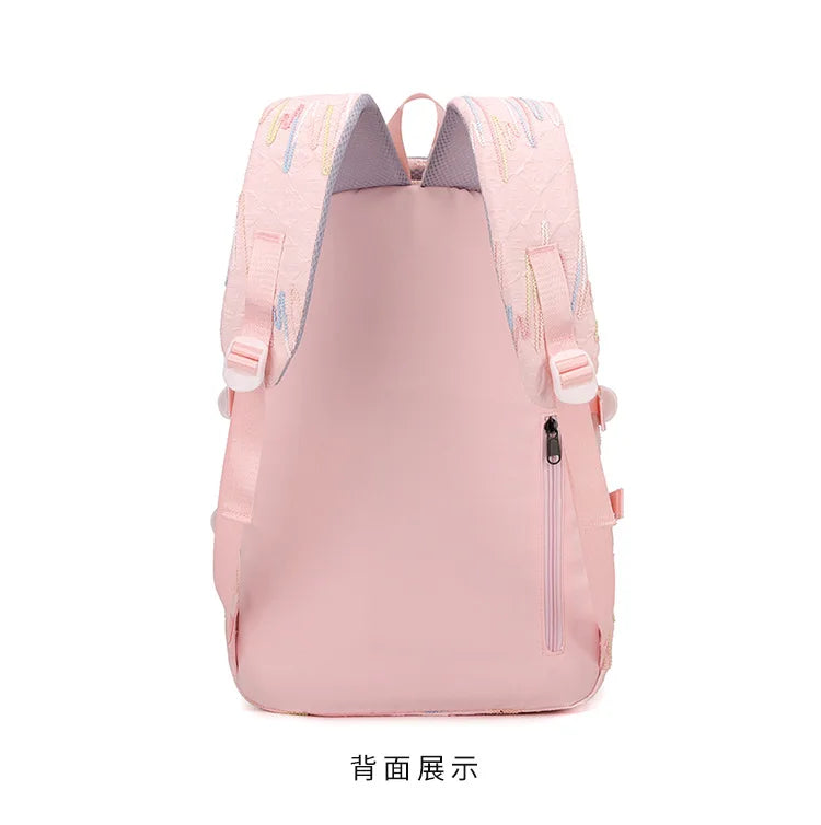 Fresh Backpack large capacity school bag with good-looking Cute and Sweet Backpacks for Middle School and College Students 2 Siz