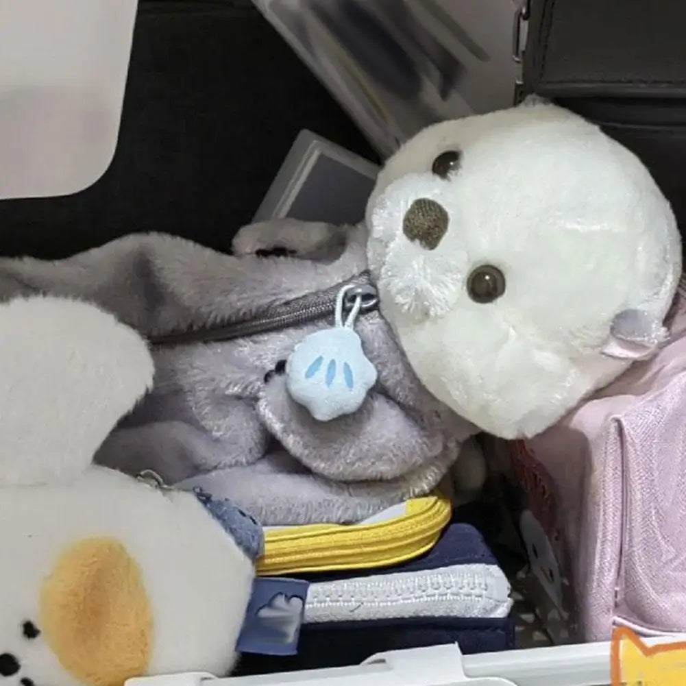 Cute Plush Shark Pencil Case Student Stationery School Supplies Kawaii Doll Back To School Storage Bag Pen Bag Stationery