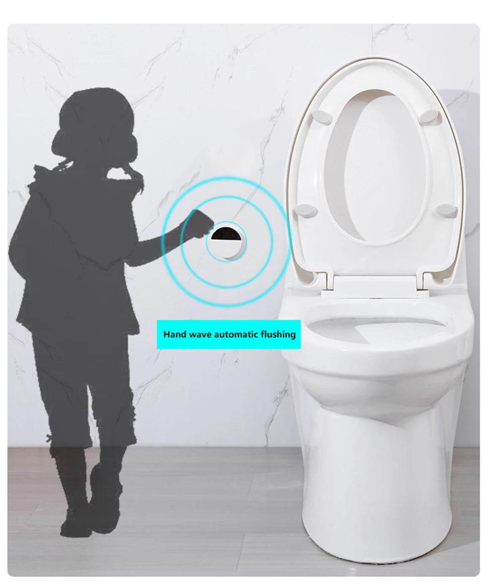 Bathroom Accessories Infrared Smart Wireless Flush Valve Household Defecation Sensor Flusher Toilet Automatic Flushing Sensor