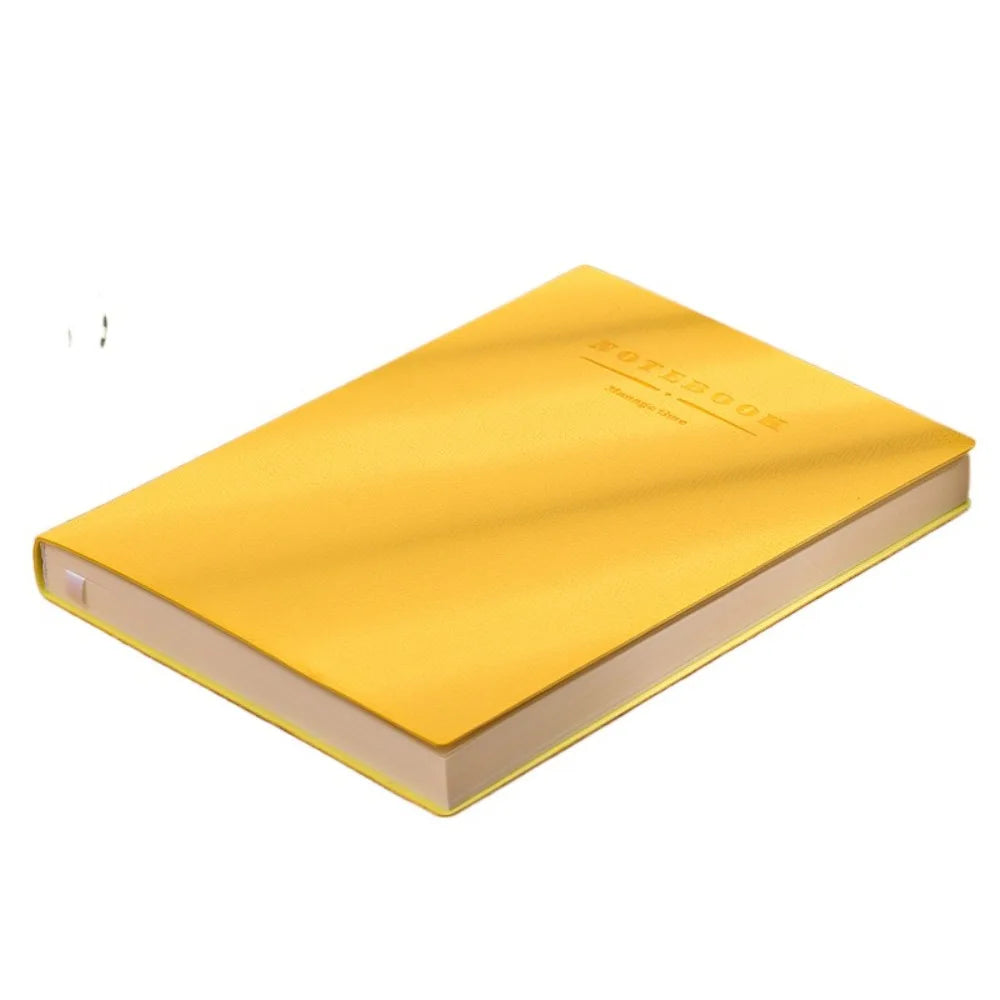 School Supplies PU Cover Soft Leather Notebook Journals Writing Pads a4 a5 Office Notebook Diary Book Stationery Notebook School