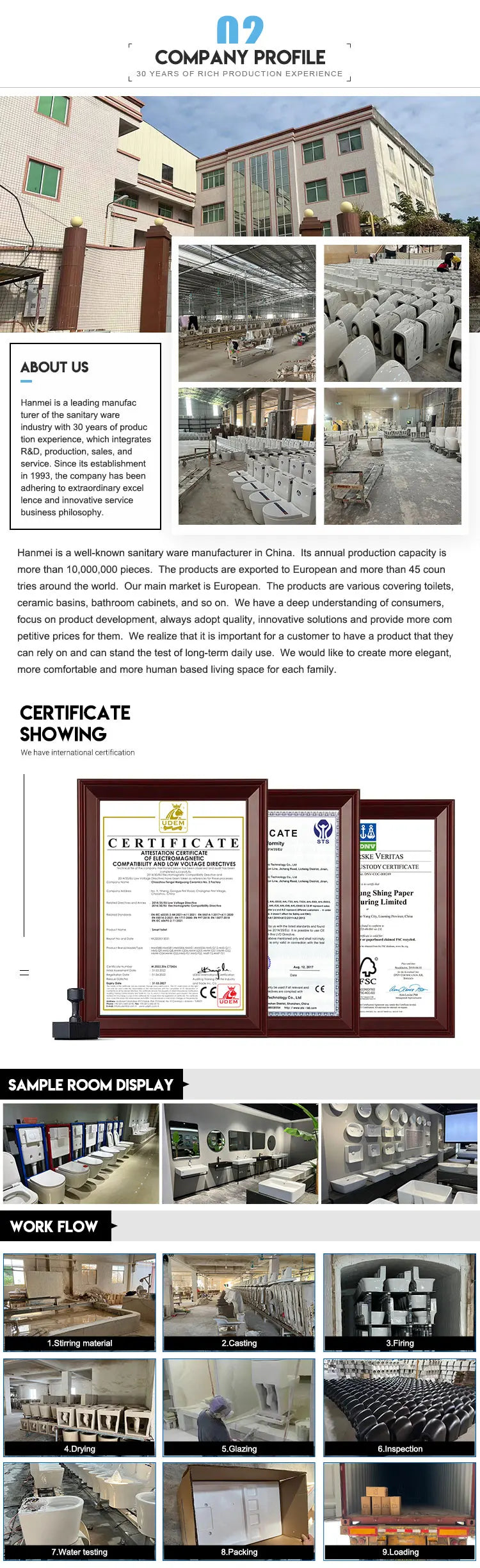 Modern Design Water Closet Easy Cleaning Intelligent Hanging Bathroom Ceramic Smart Wall Hung Toilet