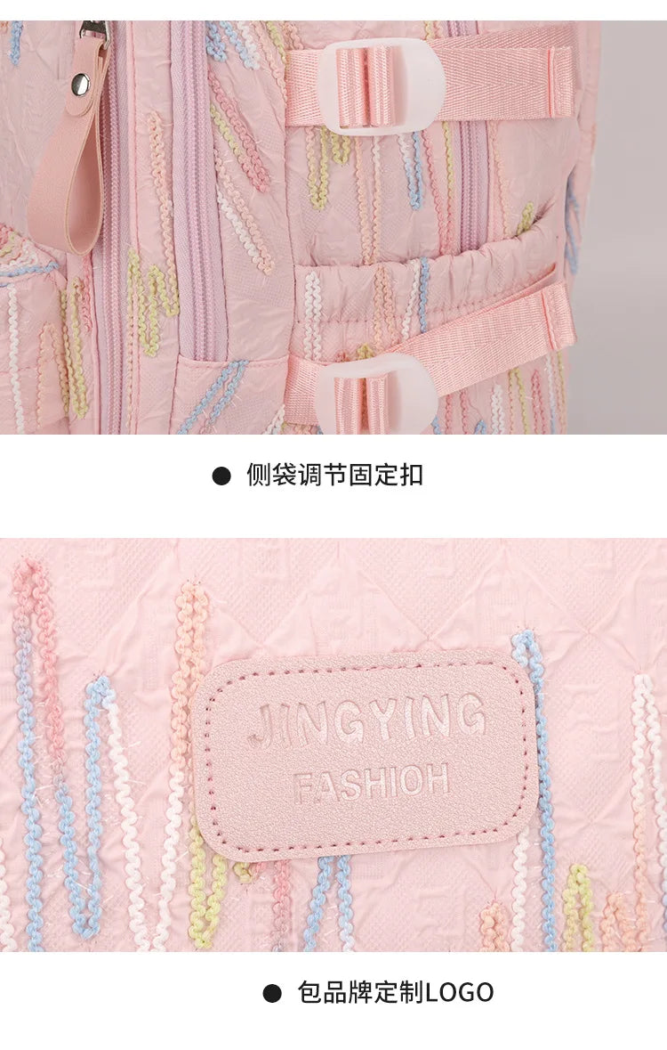 Fresh Backpack large capacity school bag with good-looking Cute and Sweet Backpacks for Middle School and College Students 2 Siz