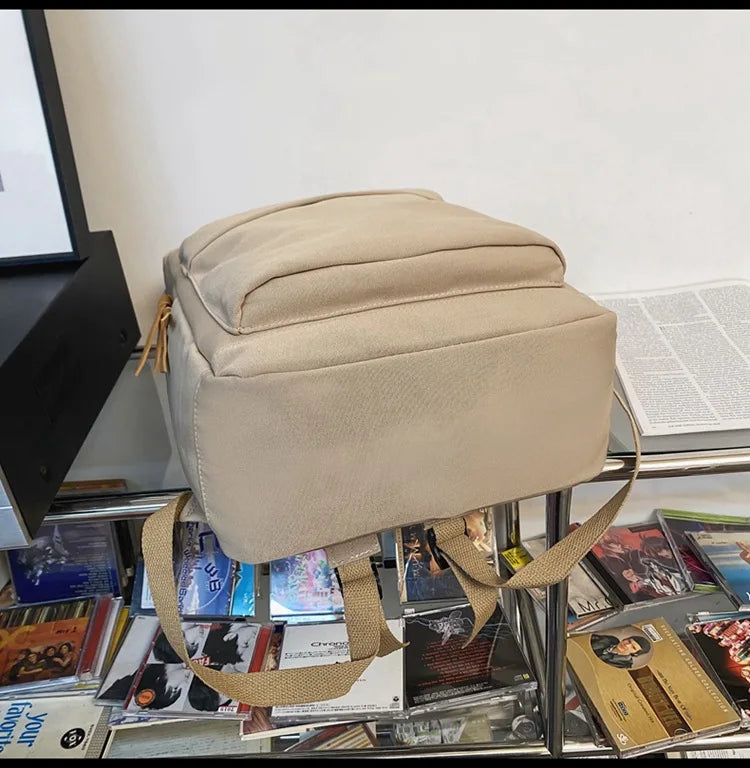 School Backpack for Men Women College Bookbag Lightweight Black Backpack Rucksack Casual Daypack School Bag for Boys Girls