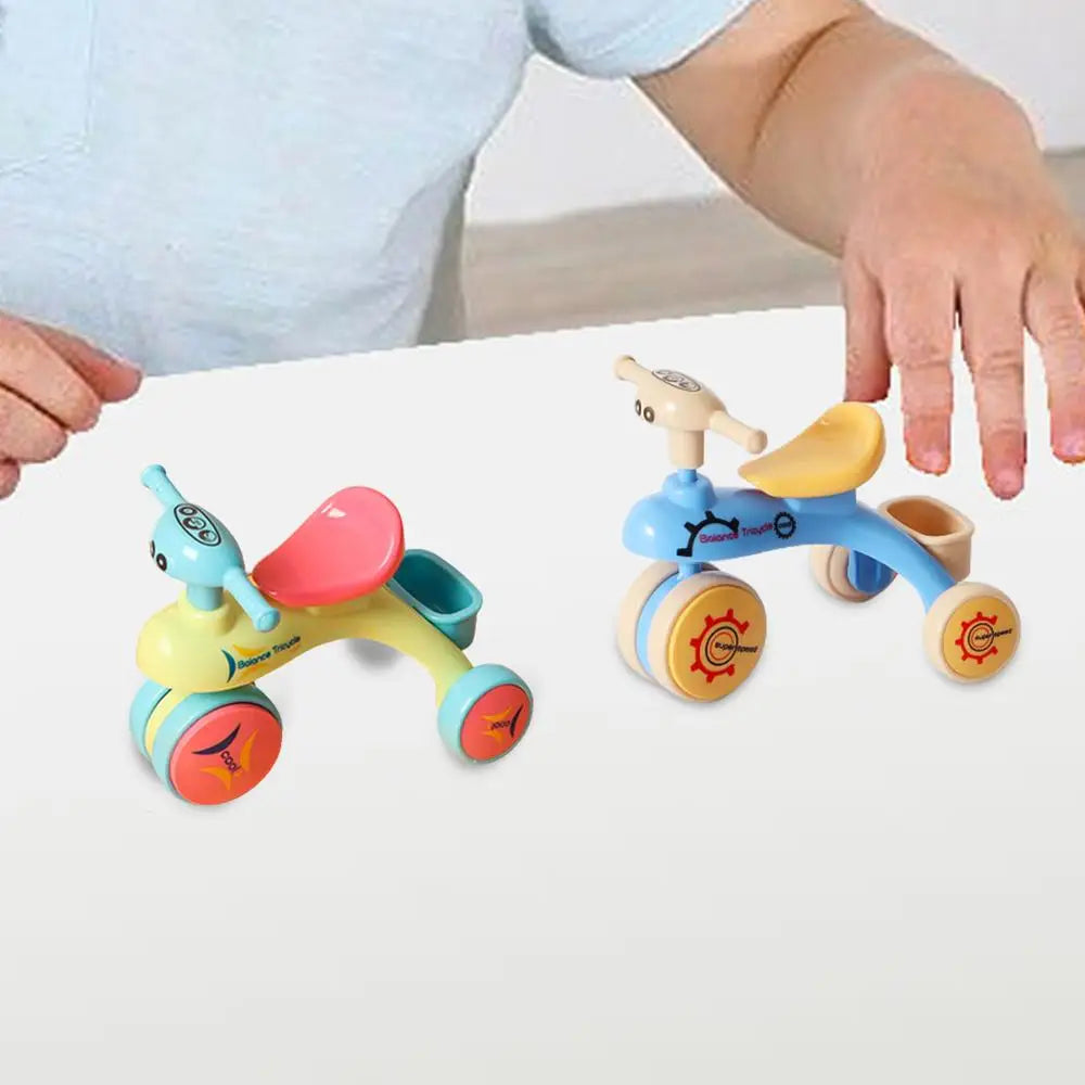 Small Tricycle Assembly Tricycle Toy Creative Inertia Tricycle Push And Go Vehicle For Boys And Girls Fine Motor Skill Toy Car