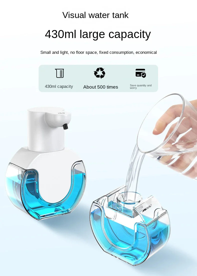 Smart Soap Dispenser 420ml Touchless Motion Sensor Washing Hand Device Wall-Mounted Liquid Soap Dispenser Liquid/Foam Model