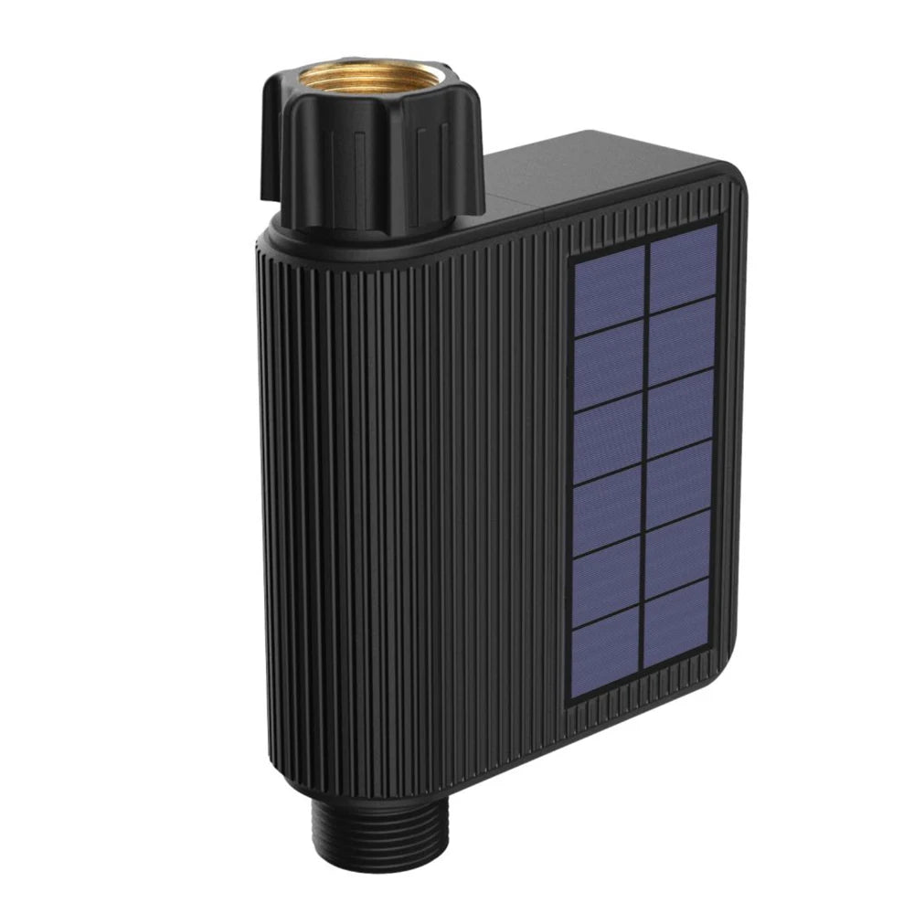 Tuya Smart Wifi Watering Timer Solar Energy Sprinkler Drip Irrigation System Built-in Water Flow Recorder Water Controller