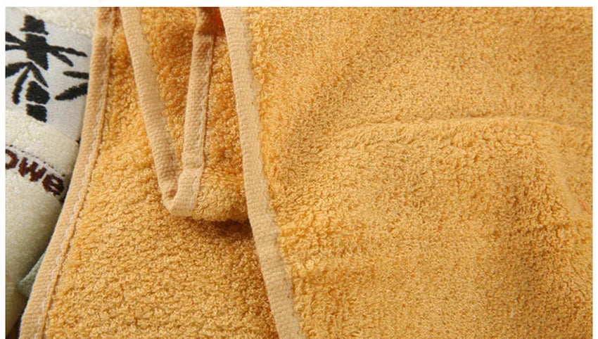Bamboo Fiber Towels Set Home Bath Towels for Adults Face Towel  Thick Absorbent  Luxury Bathroom Towels Toalha De Praia