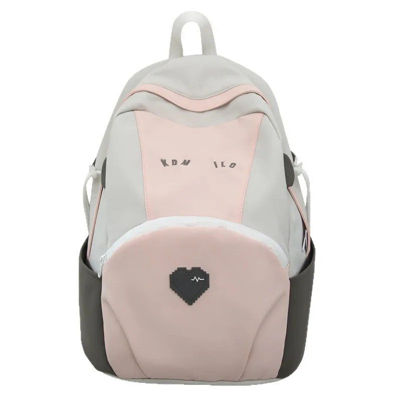Student's Backpacks Korean Simple Versatile Fashionable Casual Cute Schoolbags High Quality Large Capacity Travel Backpacks