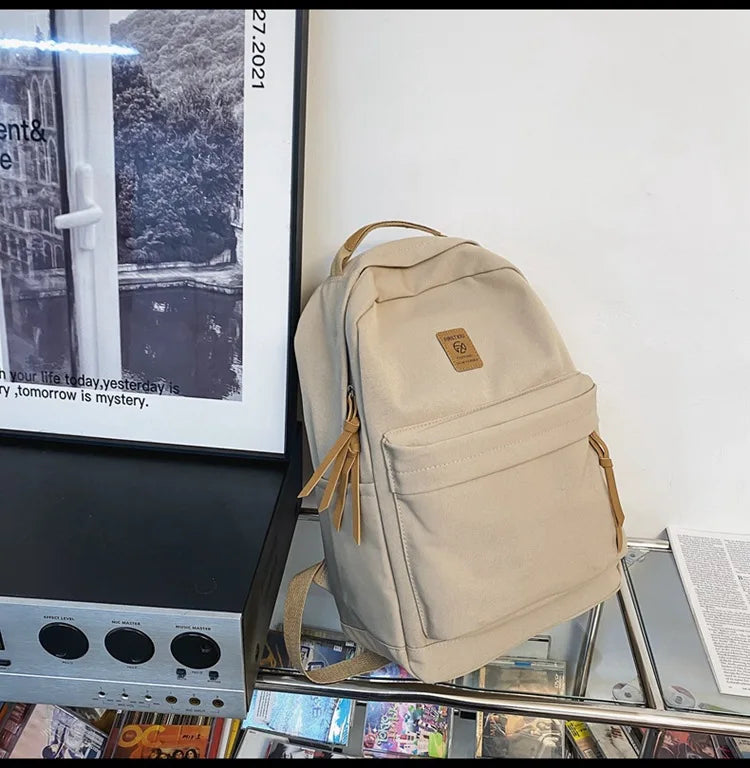 School Backpack for Men Women College Bookbag Lightweight Black Backpack Rucksack Casual Daypack School Bag for Boys Girls