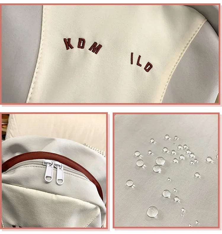 Student's Backpacks Korean Simple Versatile Fashionable Casual Cute Schoolbags High Quality Large Capacity Travel Backpacks