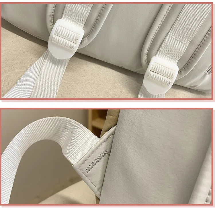 Student's Backpacks Korean Simple Versatile Fashionable Casual Cute Schoolbags High Quality Large Capacity Travel Backpacks