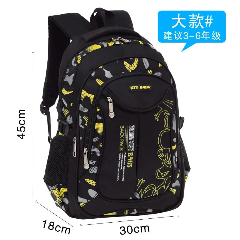 Kids backpack children School Bags For Boys orthopedic school Backpack Waterproof Primary Schoolbag book bag mochila infantil