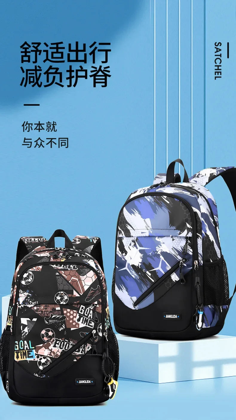2024 Waterproof Children school Backpack School Bags Boys kids Schoolbag primary School backpack Kids Book Bag mochila1-6 garde