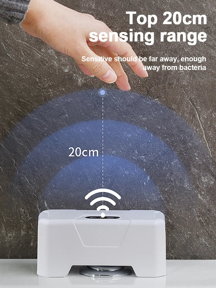 Automatic Toilet Flush Button Induction Toilet Flusher External Infrared Flush Smart Home Hotel Kit Smart Toilet Flushing Sensor