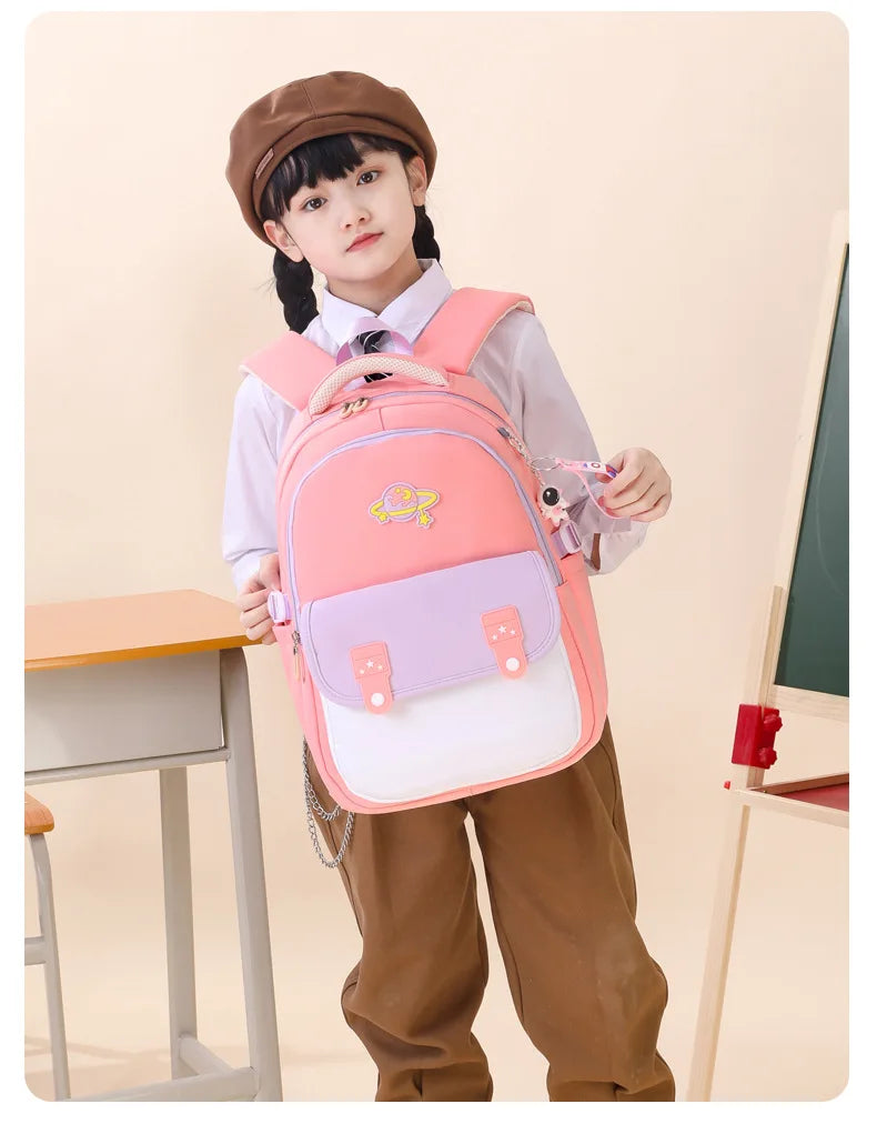School Bags for Boys Children Backpacks Primary School Grade 1-2-3 Kids Satchels Waterproof Portability Bookbag Mochila Escolar