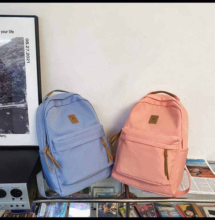 School Backpack for Men Women College Bookbag Lightweight Black Backpack Rucksack Casual Daypack School Bag for Boys Girls