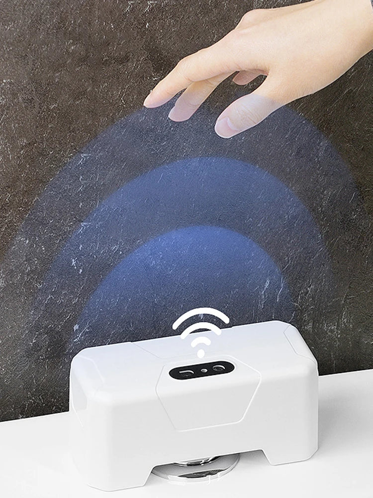 Automatic Toilet Flush Button Induction Toilet Flusher External Infrared Flush Smart Home Hotel Kit Smart Toilet Flushing Sensor