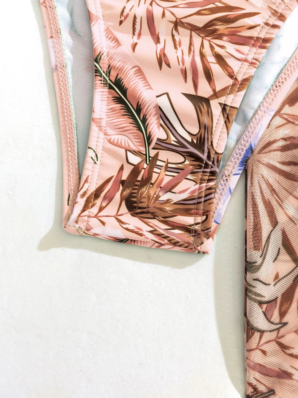 3 Pieces Push Up Bikinis 2025 Women With Kimono Beach Printed Swimsuit Sexy Swimwear Female Bathers Bathing Swimming Swim Suit