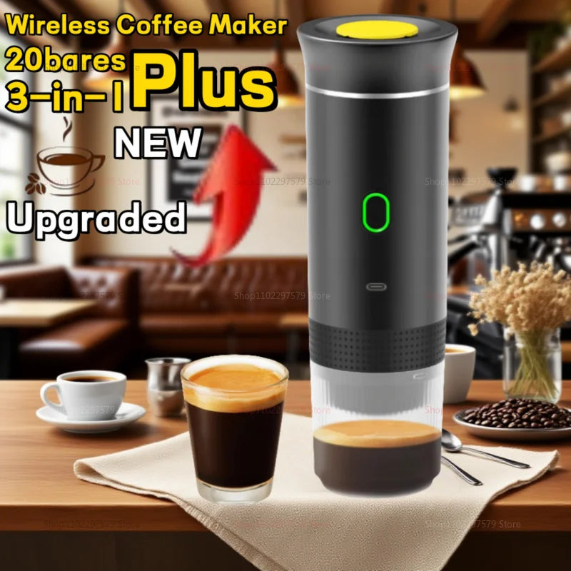 Electric Coffee Machine Travel Handy 3 In1 Espresso Portable Coffee Espresso Maker Machine Cafe Portable Capsule Coffee Machine