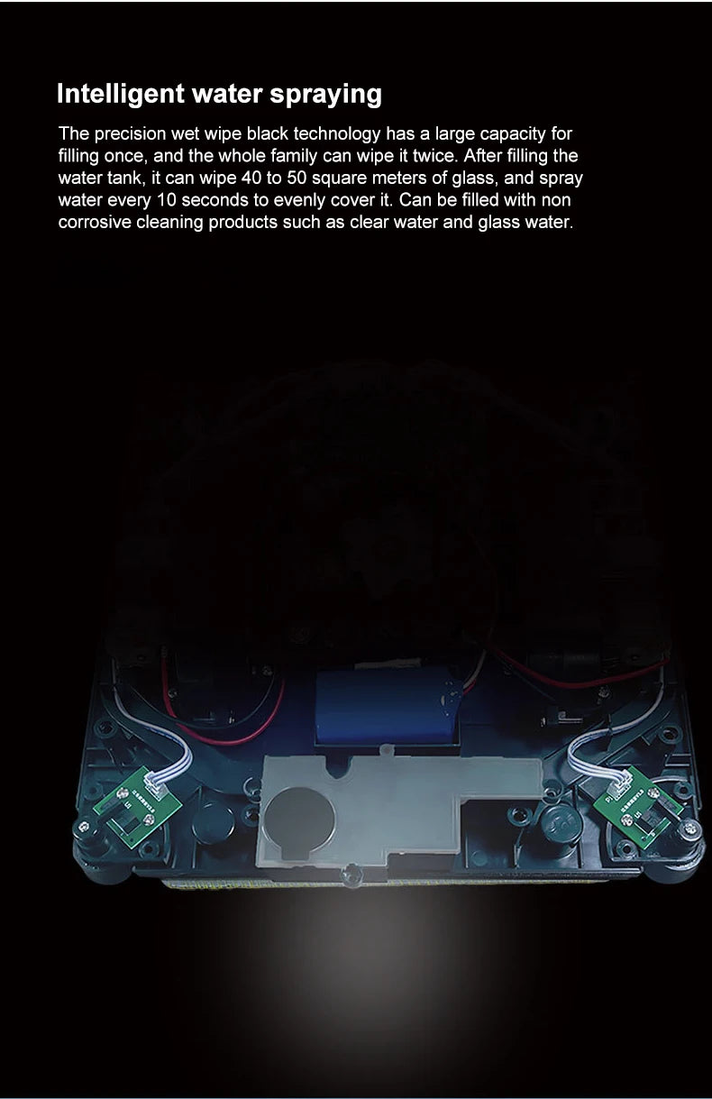 2024 New Intelligent Water Spray Window Cleaning Robot Home Fully Automatic Electric Remote Control Window Cleaning Tool