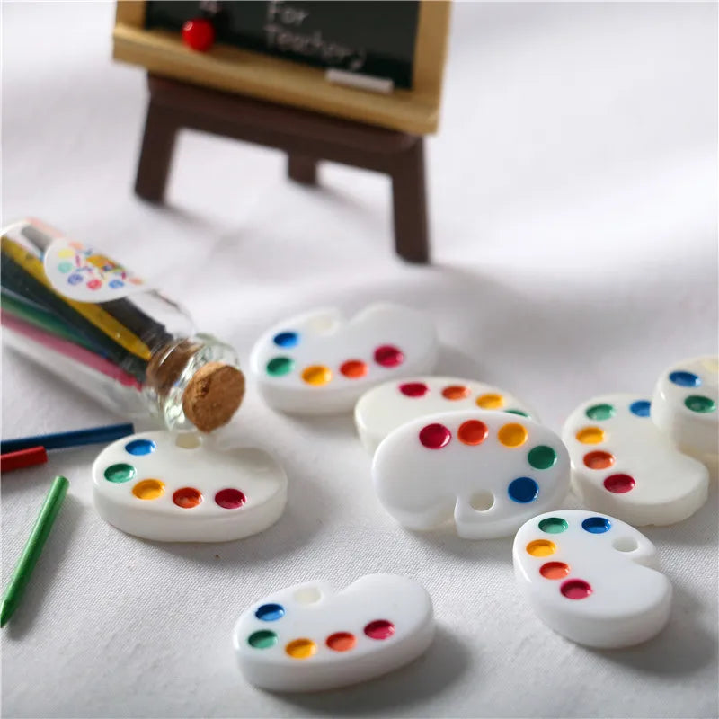 Mini Doll School Supplies Dollhouse Simulation Cutting Mat Ruler Schoolbag Books Pencil Pen Blackboard Holder Learning Props