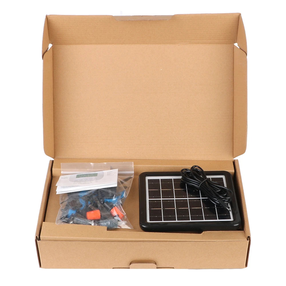 Intelligent Automatic Water Timer WiFi Tuya Micro-drip Irrigation Controller Digital Watering Irrigation Timer with Solar Panel